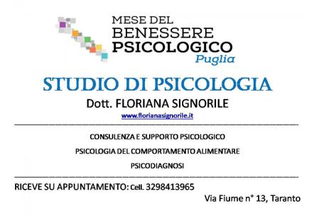 Studio di Psicologia - Dott. Floriana Signorile