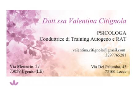 Studio di Psicologia - Dott.ssa Valentina Citignola 