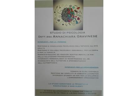 Studio di Psicologia e Psicodiagnosi clinica dott.ssa Gravinese